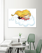 Obraz pre dievčatá Na obláčiku 1408